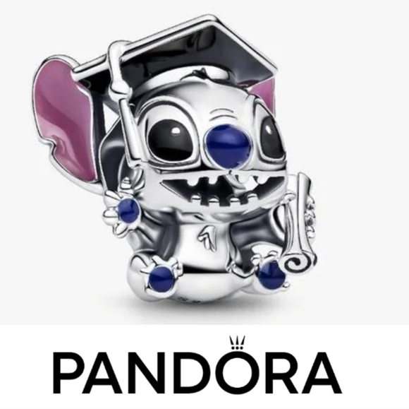 Pandora Jewelry - Pandora Disney Stitch Graduation  Charm